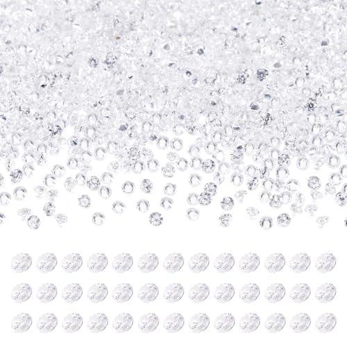 Fashewelry 1000Pcs Crystal Clear Cubic Zirconia Faceted Rhinestone Cabochons 2mm Mini Pointed Back Diamante Gems for Nail Art Craft Replacing Jewelry by FASHEWELRY - Image 7