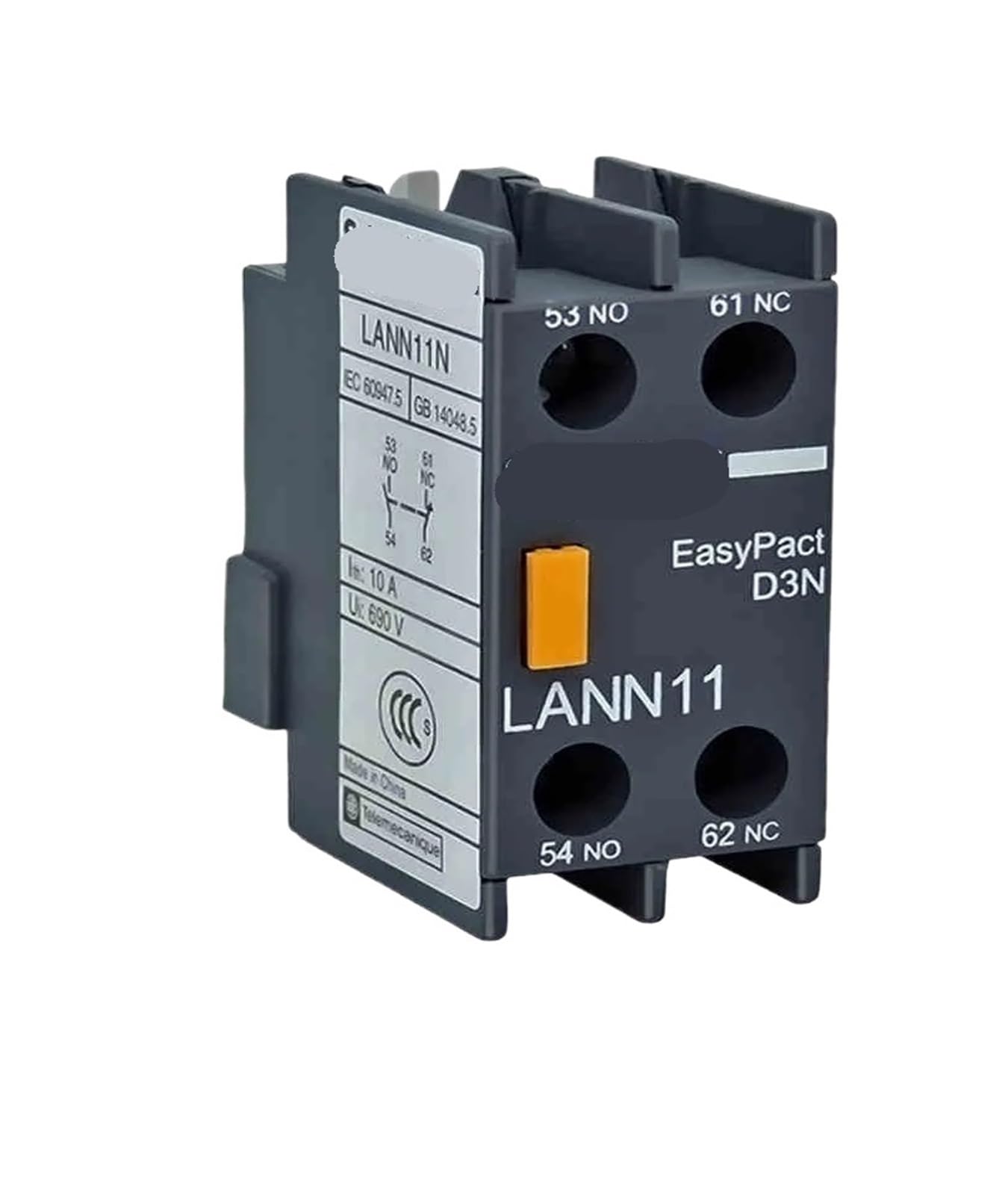 ETNANUPIN LC1N1201 LC1N1210 1NO 1NC LC1-N1201 LC1-N1210 AC24V AC110V AC220V AC380V Contactor(LANN11N 1NO1NC)