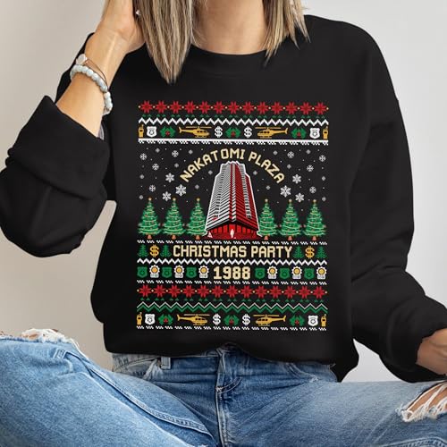 Christmas Movie Ugly Sweatshirt - Black, Small, Unisex-Adults, Christmas Enthusiasts4