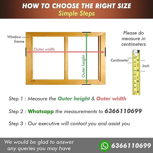 Image of TurtleGrip Customizable Window Mosquito Net - White | 60x160 cm / 23.62x62.99 in / 1.97x5.25 ft | 120 GSM Fiberglass Mesh with Hook & Loop for Easy Installation
