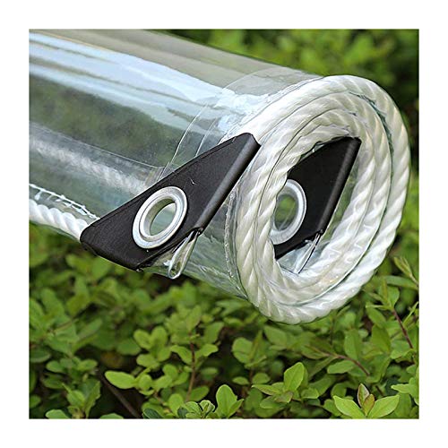 Lona transparente impermeable de 360 G/M² a medida para proteger terrazas y camping 2