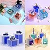 Amazon.com: DECORANY Acrylic Display Cubes 3 Pcs Acrylic Rectangle ...