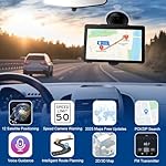 GPS Navigator for Car Truck RV - Car GPS Navigation System with Latest 2025 Maps, Lifetime Free Updates 7 Inch Touchscreen Voice Guidance, RV Vehicle GPS for Trucker with Speed and Red Light Warning - Image 2