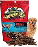 Wild Meadow Farms - Classic Beef Minis, Soft Jerky Training Treats for Dogs, Grain-Free, All-Natural & Perfectly Sized for Training, High-Value Rewards in a Convenient 3.5 Ounce Pouch