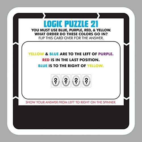 Project Genius Head Spin – Family, Two-Player, Fidget-Spinner Game, Ages 12+, Solve Puzzles And Race To Arrange The Colors On The Spinner, Includes 200 Challenges In 10 Different Puzzle Styles #TOP6