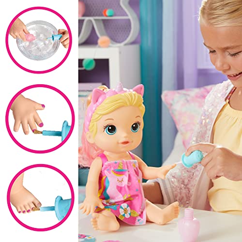 Baby Alive, Boneca Bebê Dia de Princesa Unicórnio, Rosa