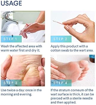 Natural Wart Remover Maximum Strength Painlessly Removes Plantar Common Genital Warts Infections Advanced Liquid Gel Formula Proven Results By Evagloss Amazon Ae Health