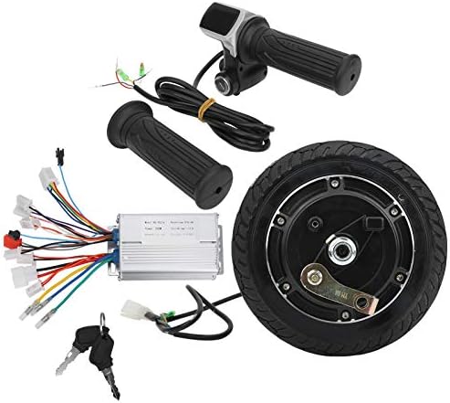 Electric Scooter Hub Motor Kit, 48V 350W Wheel Motor Conversion Hub Kit Electric Wheel Brushless Hub Motor Accessory for 8in Electric Scooter