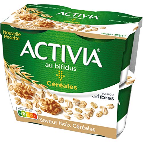Yaourt Céréales Noix Bifidus Activia Les 4 Pots De - vue 2