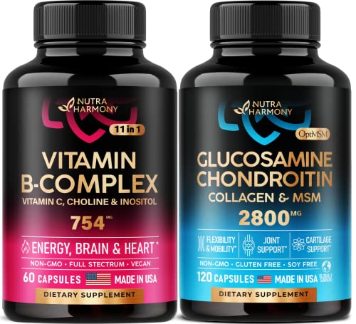 Nutraharmony Cartilage Joint Flexibility & Energy Brain Heart Supplements #TOP29