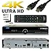 Produktbild Octagon SF8008 4K UHD 2160p H.265 HEVC E2 Linux 1x DVB-S2X Single Sat Receiver + Medialink WLAN Stick 150 Mbit/s