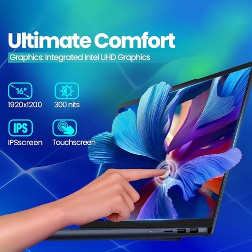 Lenovo IdeaPad Laptop Business 2026, 16" FHD+ Touchscreen, Intel Core 7 240H(Beat Ultra 7 255U), Facial Login IR Cam, Backlit KB, Win 11 Pro, Copilot, Al Voice Recorder - 2