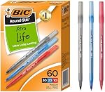 BIC Round Stic Writing Ballpoint Pens