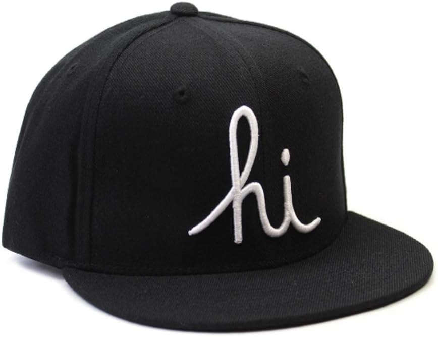 In4mation | hi Script - Snapback Cap, Black, One Size.