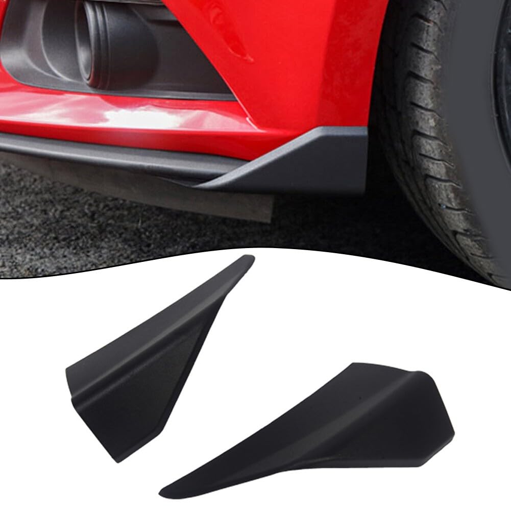 Ailerons pare-chocs avant pour Ford Mustang 2015-2017 en ABS noir