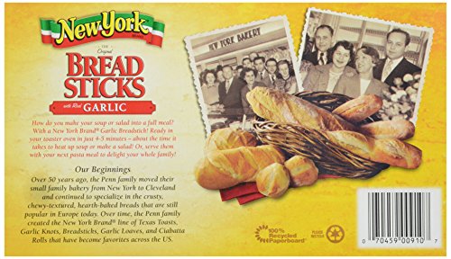New York Garlic Breadstick, 10.5 Oz #TOP2