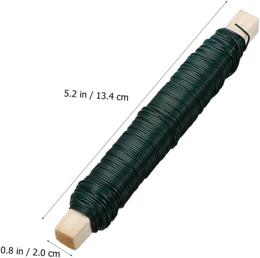 jojofuny 6pcs Flower Binding Wires Sticks Boards Thin Strings for Florist Crafts Plant Wiring Wreath Making Decorations
