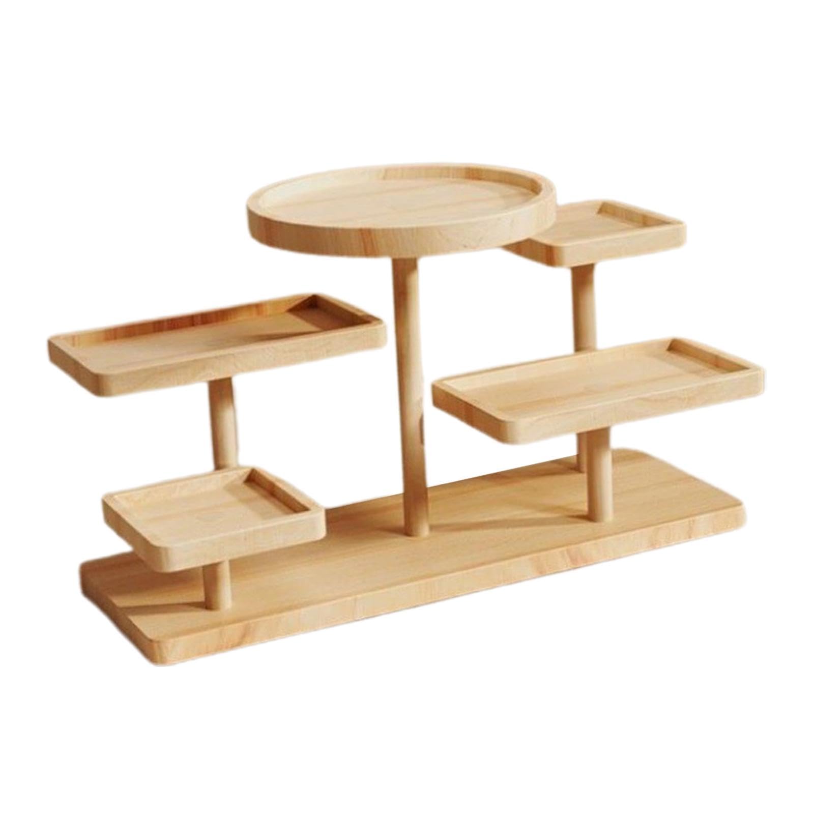 Amazon.com: Gralara Wooden Multi Layer Display Rack Wooden Display