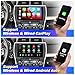 SizxNanv for Toyota Camry 2015 2016 2017 Radio Upgrade Android Touchscreen Compatible with Wireless Carplay Android Auto,Car Stereo Bluetooth Navigation GPS WiFi FM/AM Backup Camera 8-core Head Unit