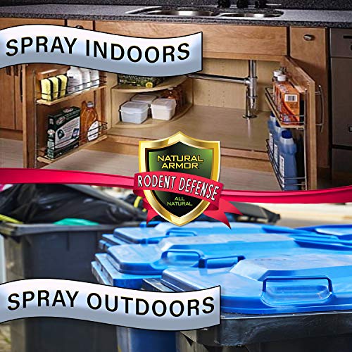 image for Natural Armor Peppermint Repellent for Mice/Mouse, Rats & Rodents. Nat