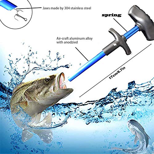 Grandbuy Fishing Tool Kit Fishing Hook Remover Fish Gripper Fishing Scale Fish Grip Tools Set Saltwater Resistant Fishing Gear #TOP3