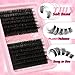 Himirell 280 Pcs Lash Clusters Extensions Kit - 80D 100D 12-20mm Faux Mink Individual Eye Lash Clusters with D Curl Wispy for DIY Lash Extension at Home