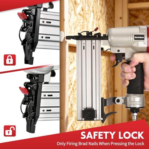 WorkNeon Pneumatic Brad Nailer Kit