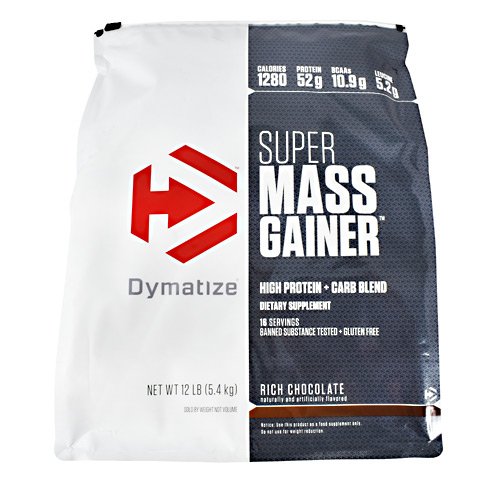Dymatize Nutrition Super Mega Gainer, Hardcore Chocolate, 12 Pound Dymatize Nutrition Super Mega Gainer, Hardcore Chocolate, 12 Pound
