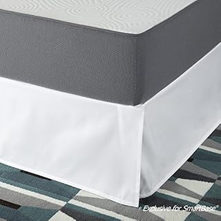 Zinus SmartBase Easy On/Easy Off Bed Skirt for 14 Inch SmartBase Mattress Foundation