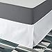 SmartBase Easy On / Easy Off Bed Skirt for 18 Inch Premium SmartBase Mattress Foundation, King