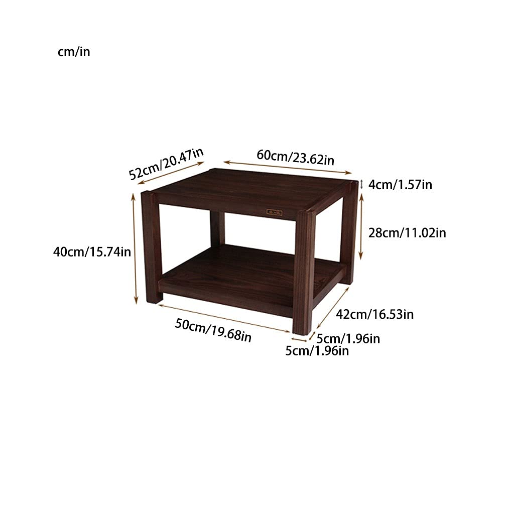 SUNESA Supporto per Casse acustiche Rack Audio for Rack in Legno for Pavimenti for Rack Audio TV Rack Media Rack Audio Rack Audio 2 Layer Speaker Shelf Shelf Bookshelf Supporti per proiettori