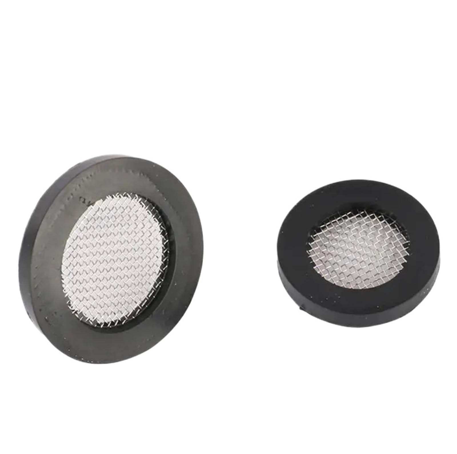 Podkładka węża z sitkiem 200 szt. Gumowa płaska uszczelka z uszczelką kranu z filtrem siatkowym 40(19mm Black 40 mesh)