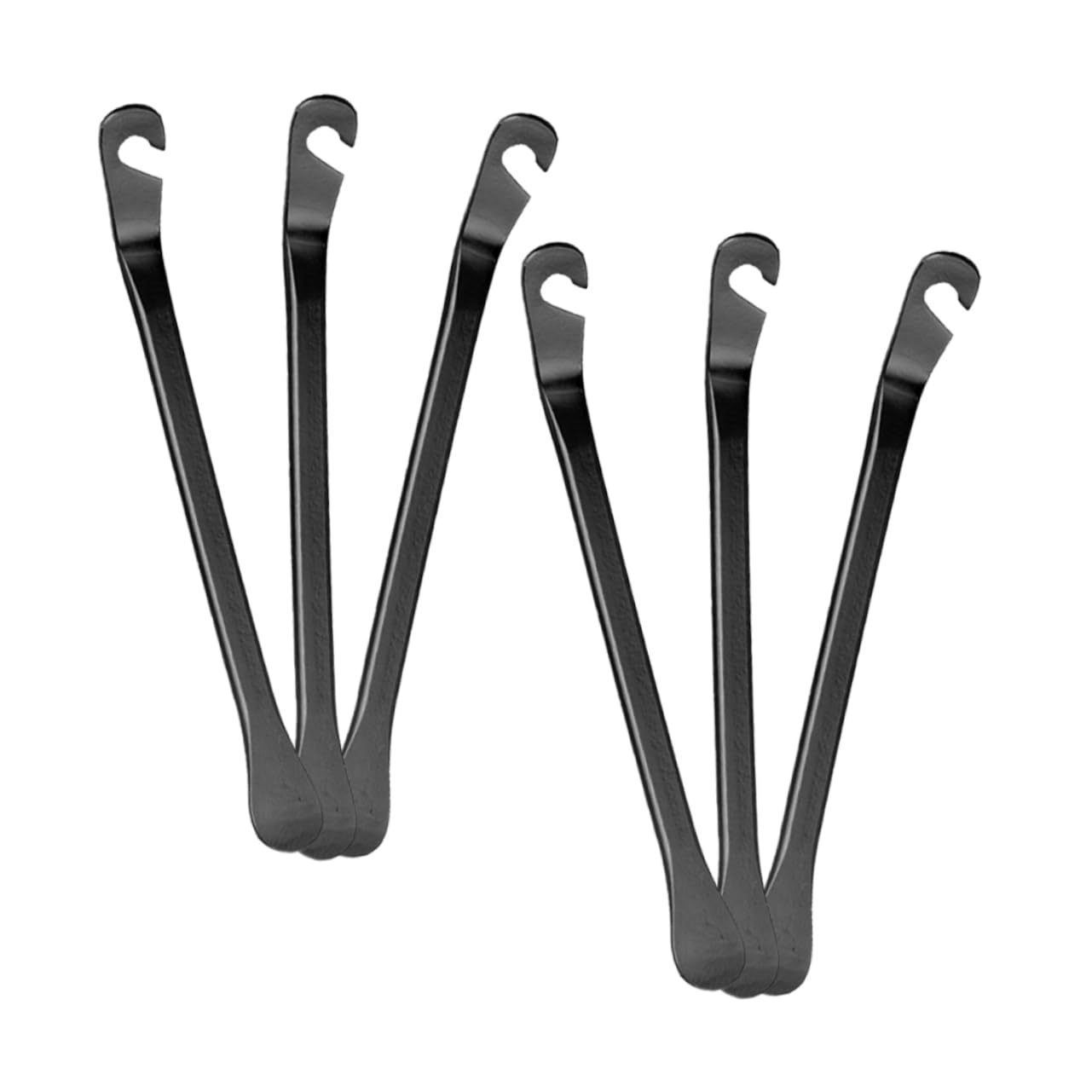 YARNOW Outils pour Pneus De Vélo Outils De Pneu Réparation Vélo De Montagne Leviers Outils De Démontage De Pneus Outil De Fixation De Pneu De Vélo Dissolvant Black 45 Acier