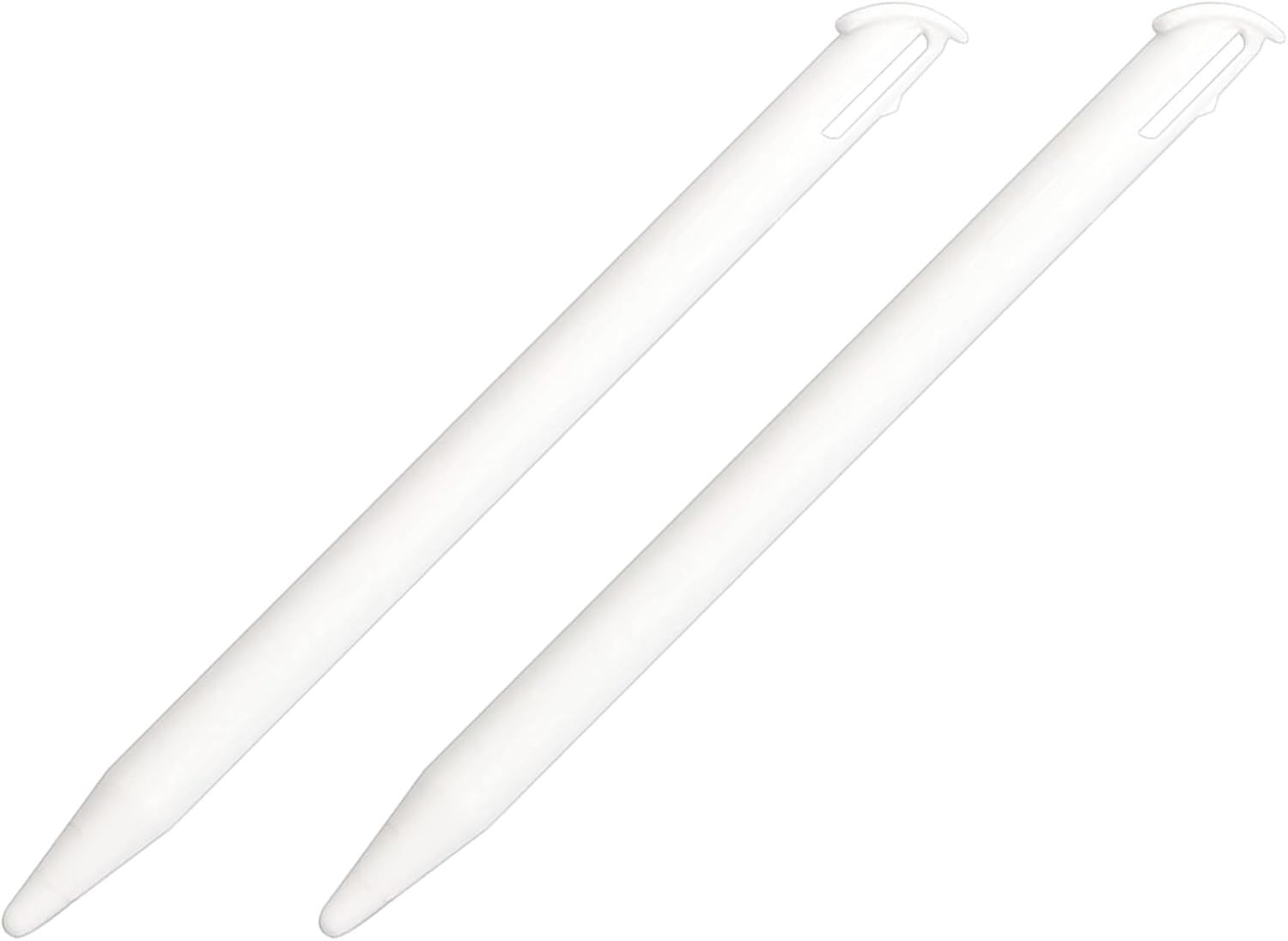 2x White Replacement Stylus Touch Screen Pens, Compatible with Nintendo NEW 3DS XL