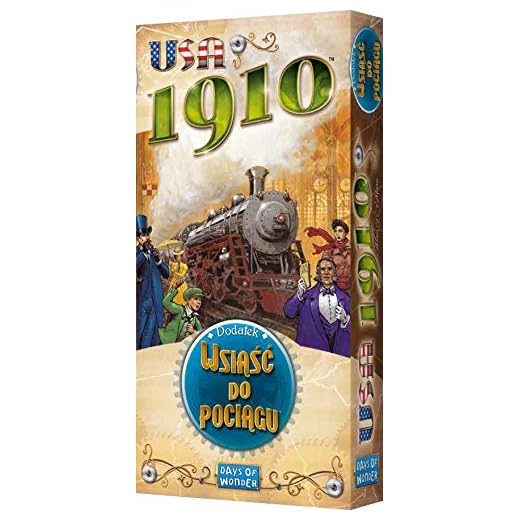 Zugabe zum Brettspiel Zug : USA 1910