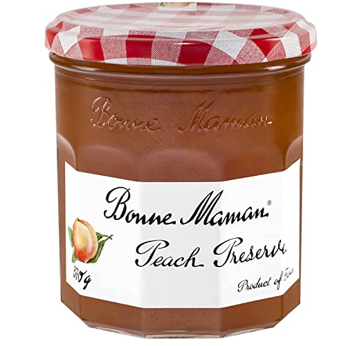 Image of Bonne Maman Peach Preserve Marmalade Fruit Jam, 13 oz ℮ 370 g