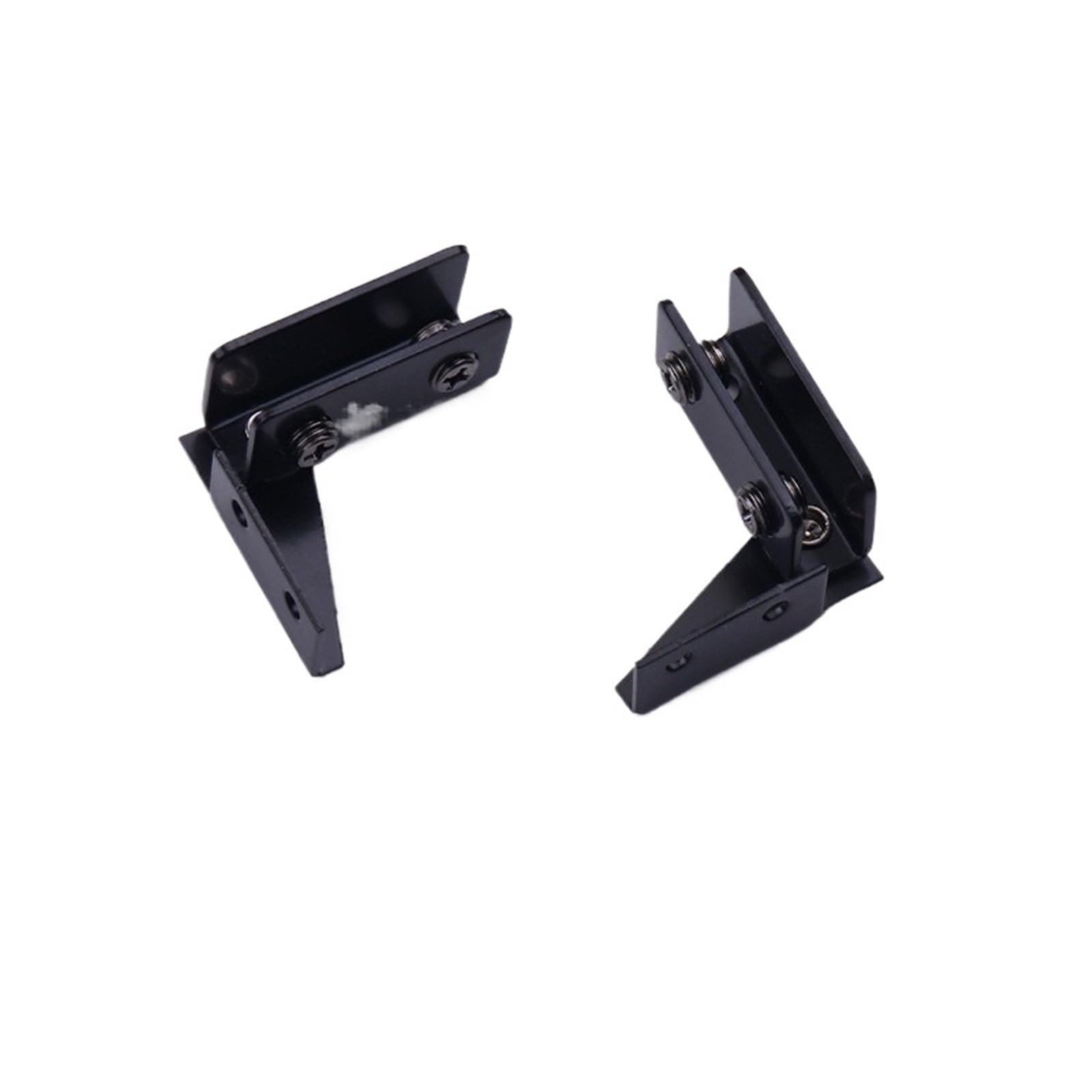 Kdhcvkz Black 2Pcs Non-Perforated Door Hinge Stainless Steel Cabinet Hinge(Black)