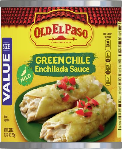 Image of Old El Paso Mild Green Chile Enchilada Sauce, Value Size, 28 oz
