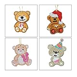 ✅【¿Qué incluye?】Juego de kits de pintura de gemas en diseños coloridos, cada pestaña de página contiene minicavos impermeables de pintura transparente, 1 bolígrafo adhesivo de diamante, 1 arcilla adhesiva y 1 placa de diamante, herramientas adecuadas y conveniente para tus proyectos de manualidades. Proporcionamos 30 días de garantía de devolución de dinero.