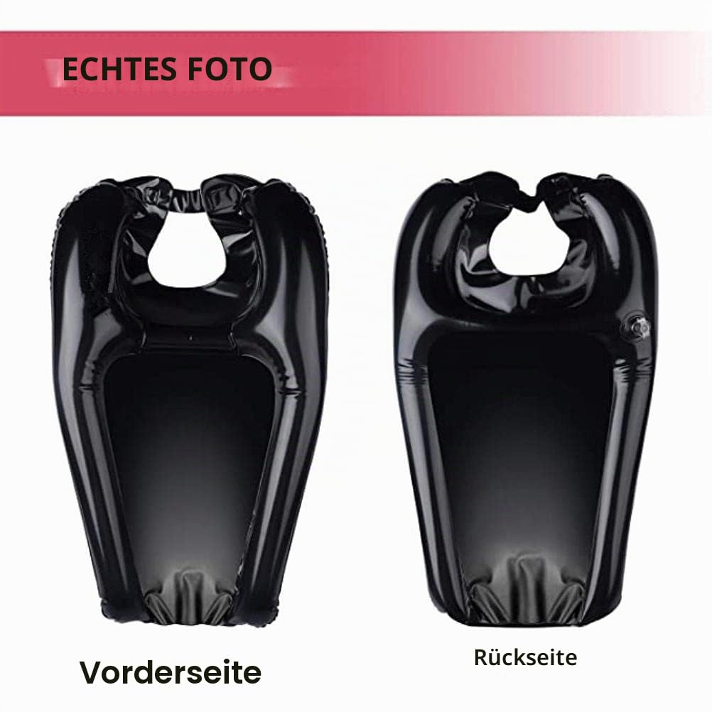 Aufblasbares Haarwaschbecken, Shampoo Pad Tragbares Haar-Shampoo-Becken Ausrüstung Beauty Mobiles Waschbecken, Schwangere Frauen, ältere Menschen
