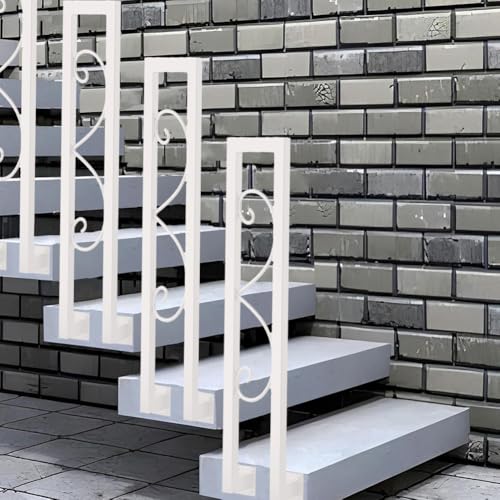 HEFJIAYCIQ U���^�K�i�̎肷��A���Œ莮�Y�Ɨp���S���肷��A�|�[�`�A���t�g�A�L���p�̊���~�߃T�|�[�g�o�[,White 2,55cm/1.8ft