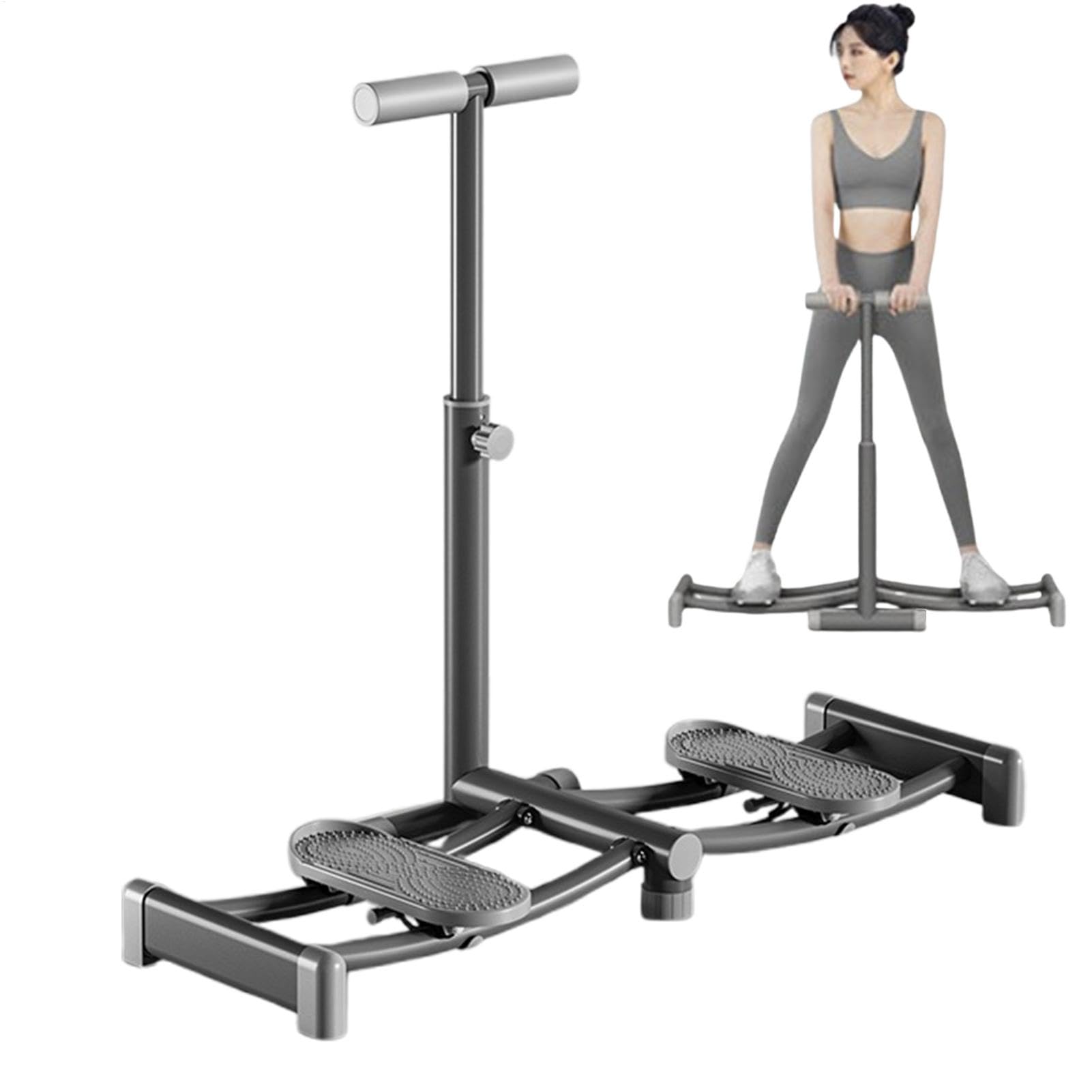Macchina Per Esercizi Sci Trainer Banda Regolazione Carico E Trainer Anca | con maniglie Strumento allenamento muscolare fitness palestra trainer soggiorno camera lavoro