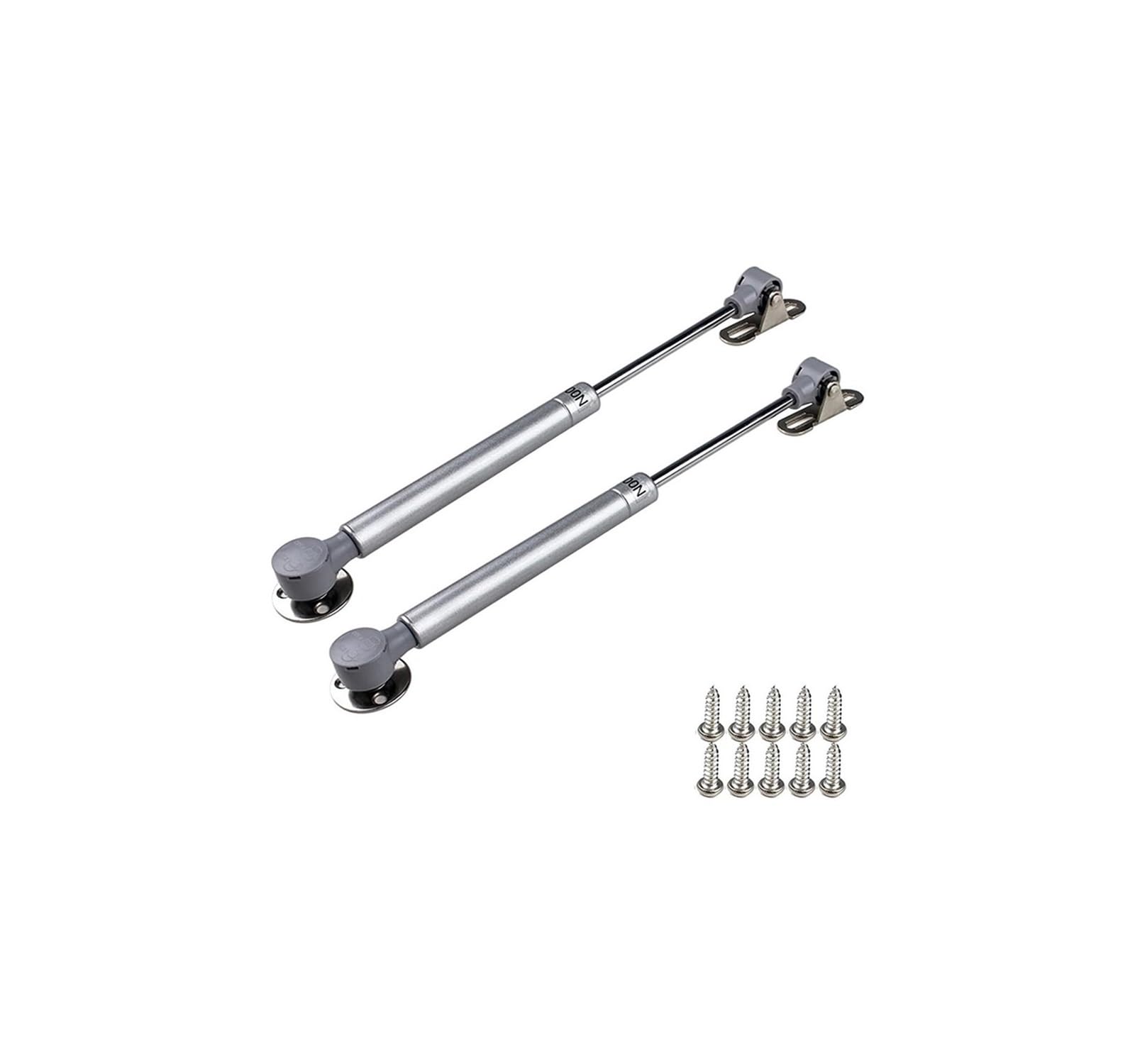 FGJsfhrDTU 100N 268mm Hydraulic Gas Strut Multicolor Cabinet Door Support 2-8 Pack(Silver,268mm 2pcs)