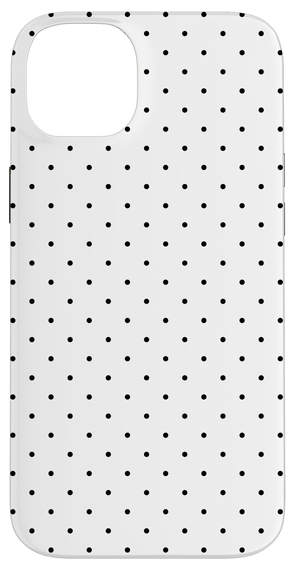 Boho Tiny Polka Dot Rockabilly Cute Black and White Polkadot Case for iPhone 14 Plus