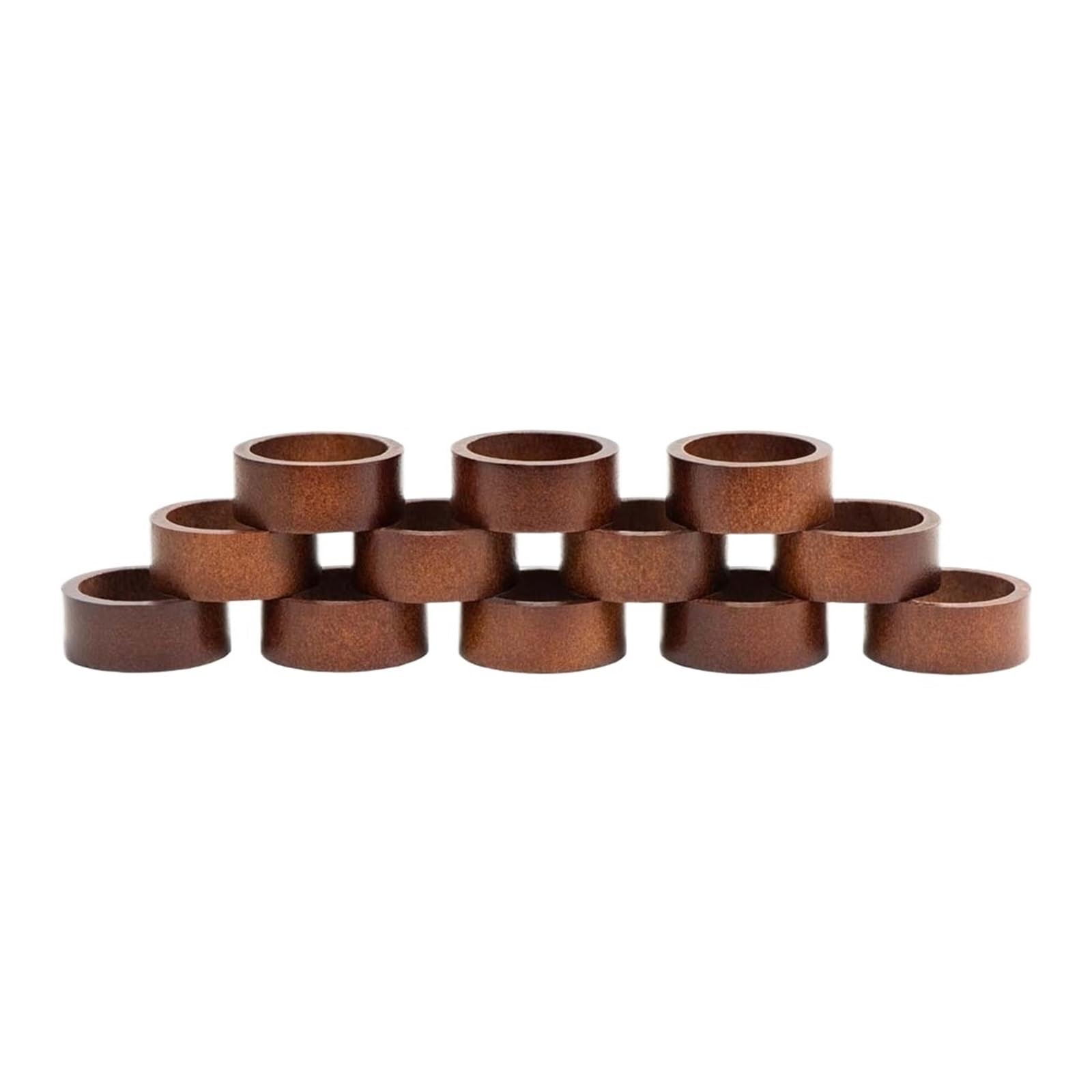 Wooden Napkin Rings Napkin Rings Set of 12