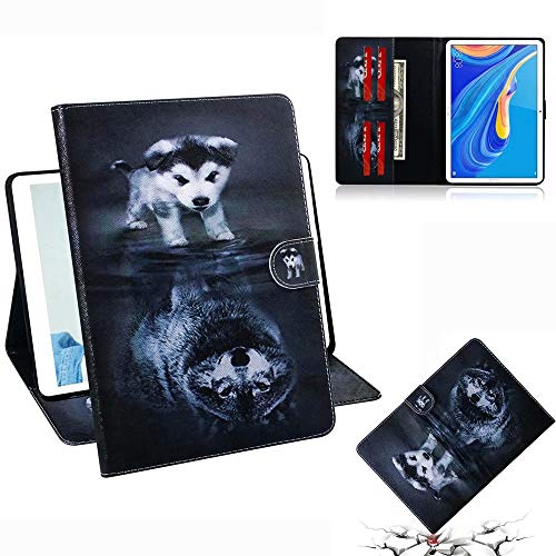 For All-New Fire 7 case, PU Leather Card Slots Cover with Smart Magnetic Snap Soft TPU Protective case Stand Cover for All-New F