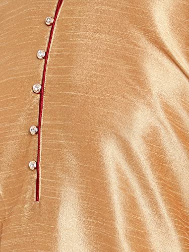 Image of HUZUR Mens Silk 6 Loop Kurta Pajama