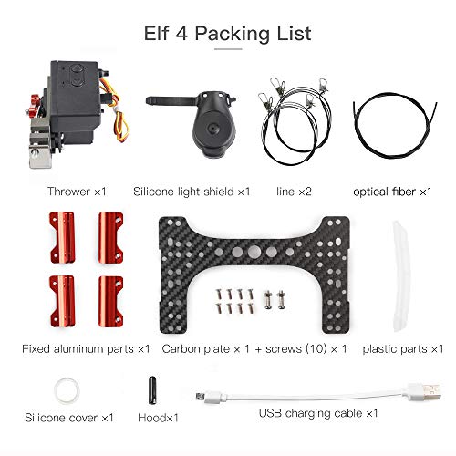 Rcgeek Compatible Dji Phantom 4 Drone Clip Drop Kit Payload Delivery Drop Transport Device Drone Release Fishing Bait Carrying Wedding Proposal Device Double Release Thrower Pin Phantom 4 Pro/Adv/Pro+ #TOP5