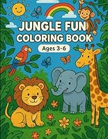 Jungle Fun Colouring Book: Wild Wonders for Little Artists B0F5HNYK9S Book Cover