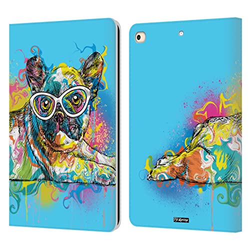 Housse bouledogue français pour iPad 9.7 : protégez votre écran des rayures en cuir